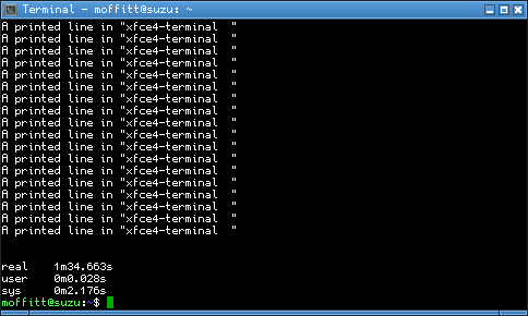 uxterm vs urxvt